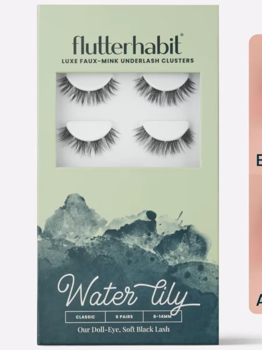 FlutterHabit Water Lily Lash Clusters 8-14mm C Curl Mixed Black Brown